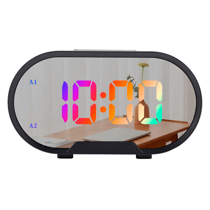 Cross-border New Arrival Large Screen Colorful Digital Display Clock