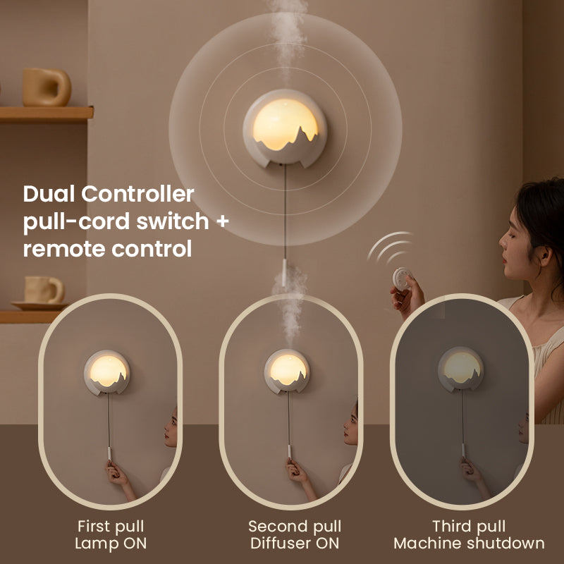 150ml Wall-mounted Aroma Diffuser Night Light