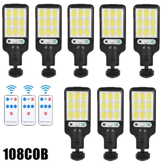 Solar Powered Motion Sensor Outdoor Garden Light