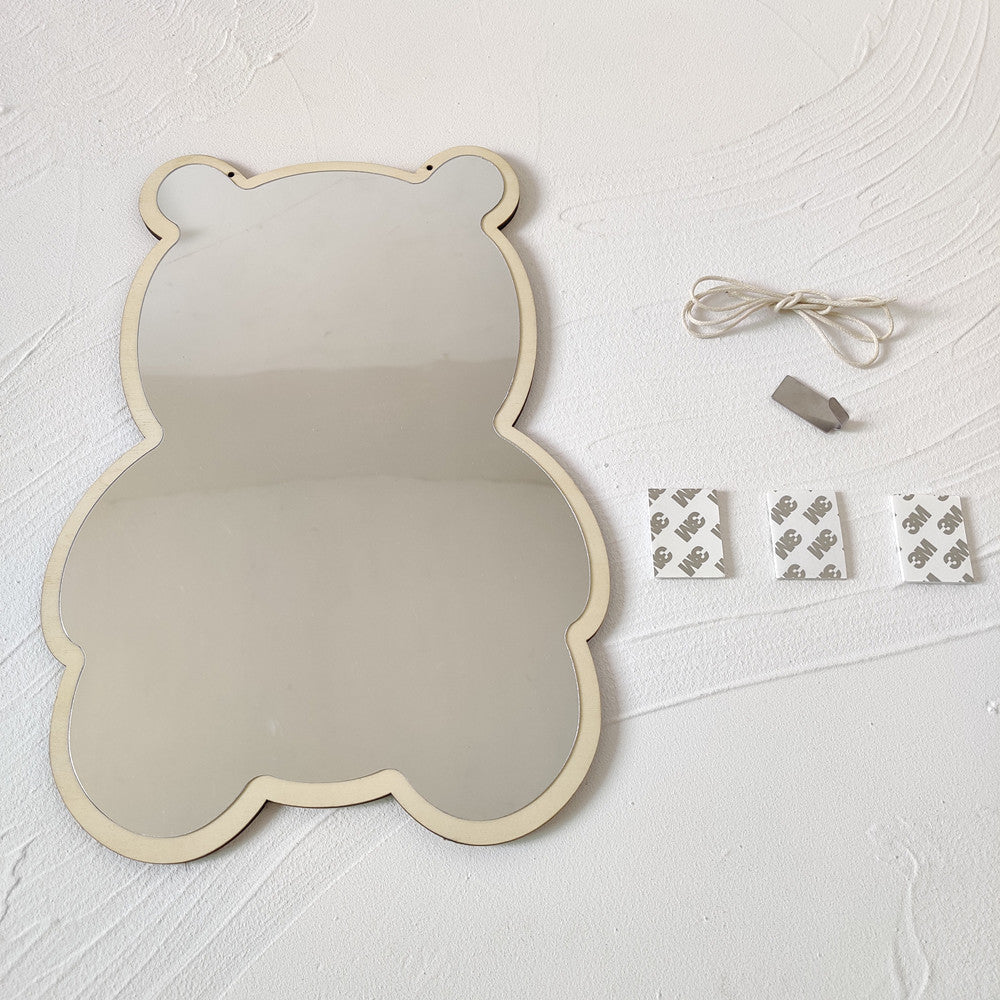 Ins Nordic Creative Home Decoration Crafts Rabbit Bear Acrylic Mirror