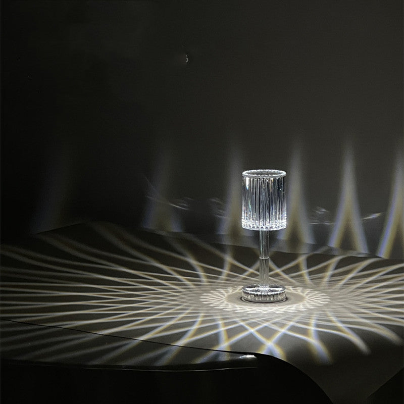 Diamond Crystal Lamp Bedroom Bedside Ambience Light