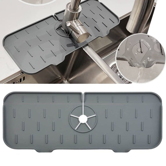 Kitchen Silicone  Faucet Absorbent Mat Sink Splash Guard Faucet
