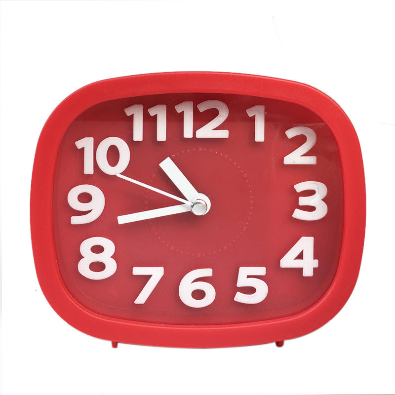 Clocks-Battery Alarm Desk-Table Square Bedside Home-Decor