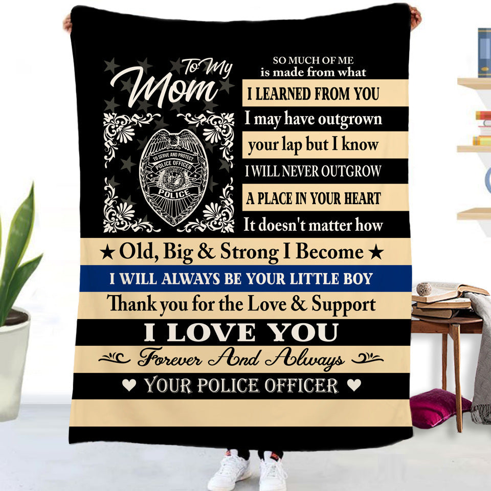 Double-sided Flannel Air Conditioning Napping Cover Blanket
