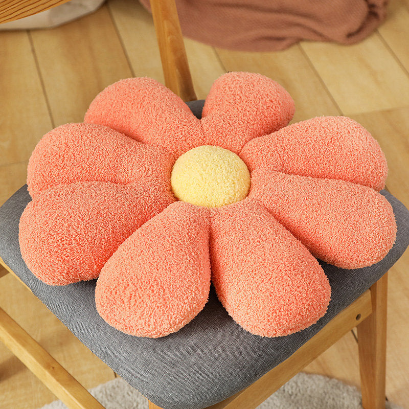 Small Daisy Flower Pillow Sofa Bed Living Room