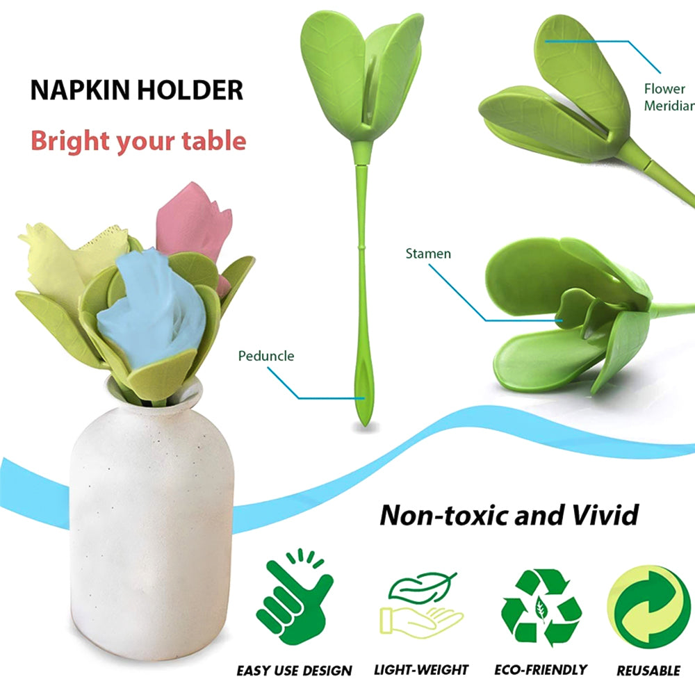 Napkin Holders Tissue Flower Tool Napkin Rose Flower Curl