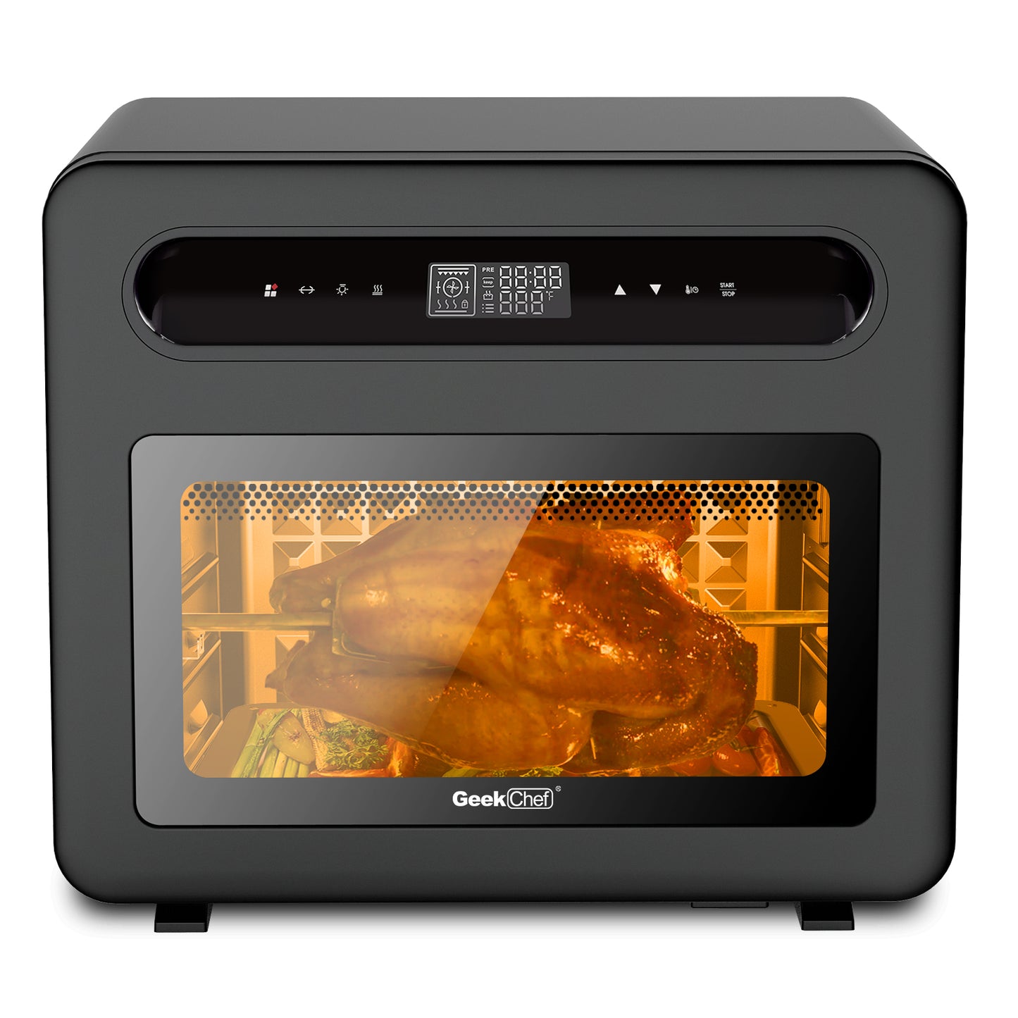 Air Fryer Toast Oven Combo Steam Convection Oven Countertop