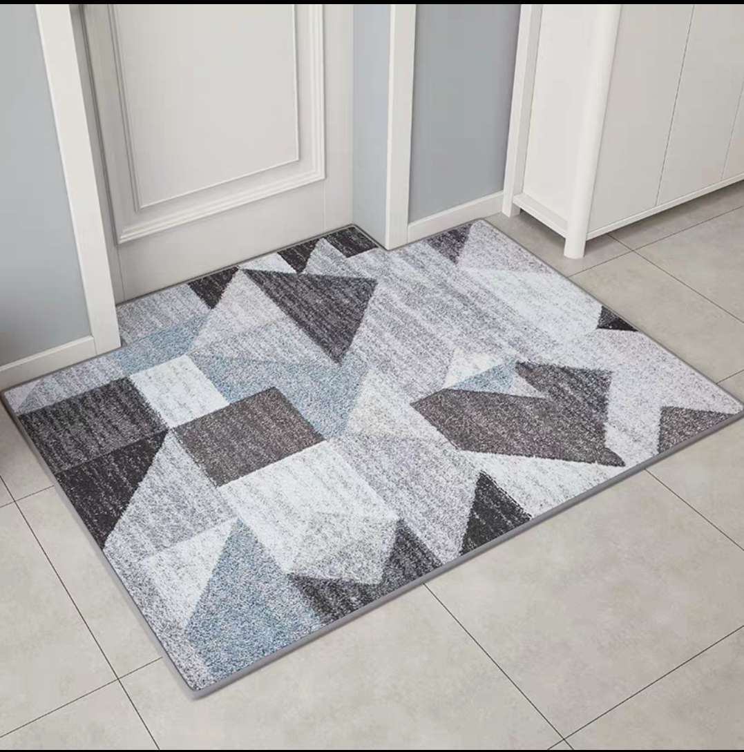 Modern Minimalist Home Entrance Floor Mats Custom Human Door Mats