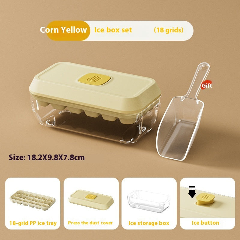 Ice Cube Mold Household Ice Hockey Silicone Press Ice Cube Tray