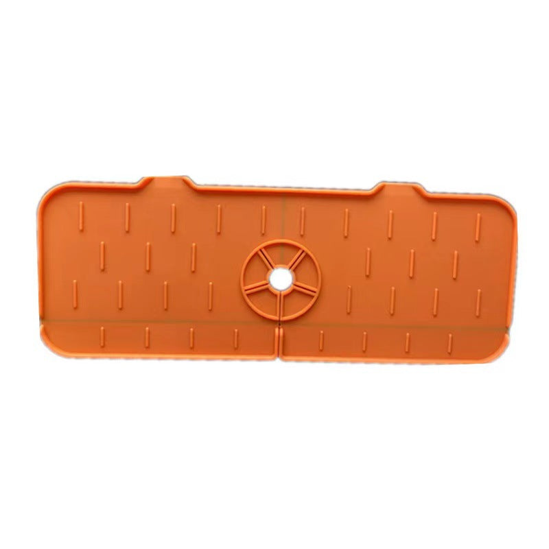 Kitchen Silicone Faucet Absorbent Mat Sink Splash Guard Faucet