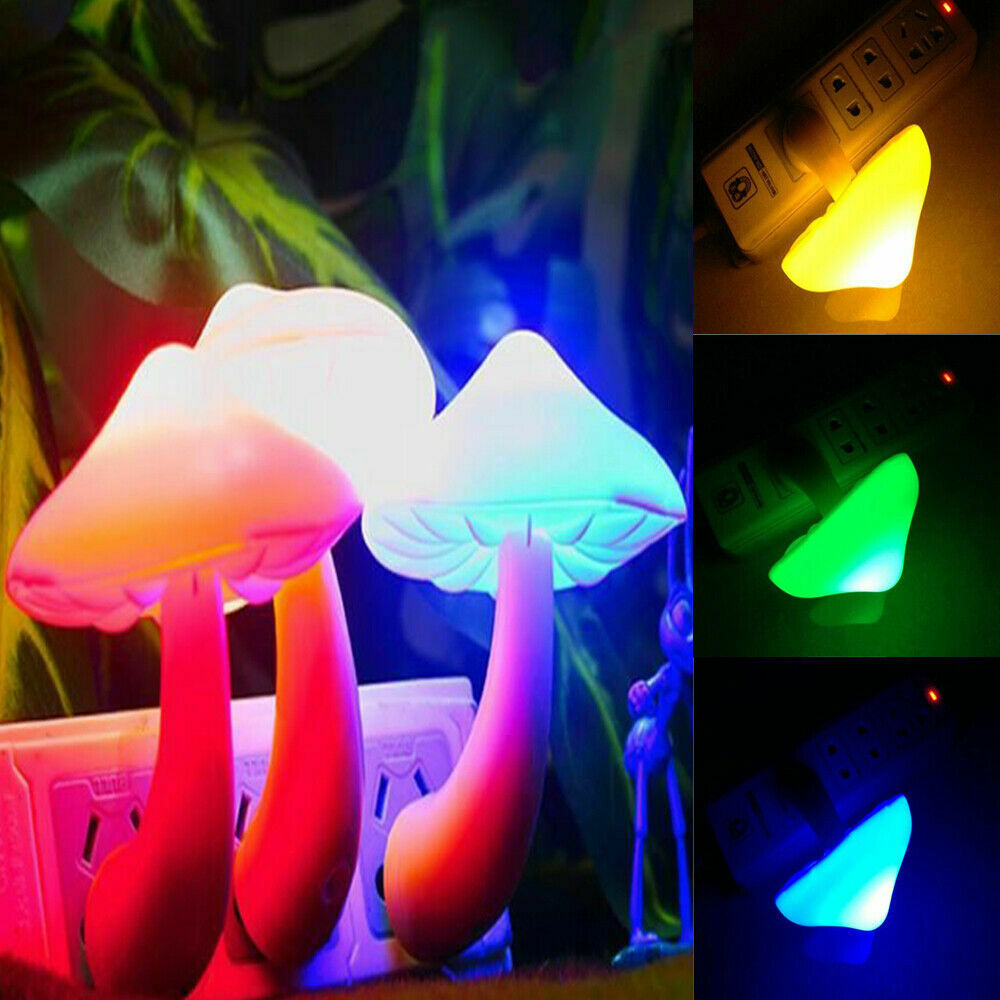 Mushroom-shaped LED Lights With Automatic Sensors Decoration Lamps
