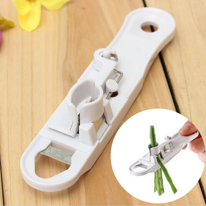 Green Bean Slicer Cutter Cut Fruit Vegetable Stringer Peeler