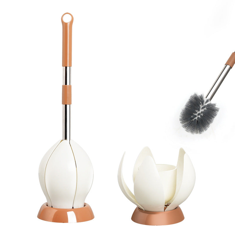 Soft Bristle Toilet Brush Holder Included Sturdy Easy Clean