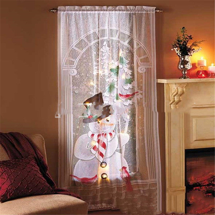 Merry Christmas Santa Claus Snowman Deer Christmas Present