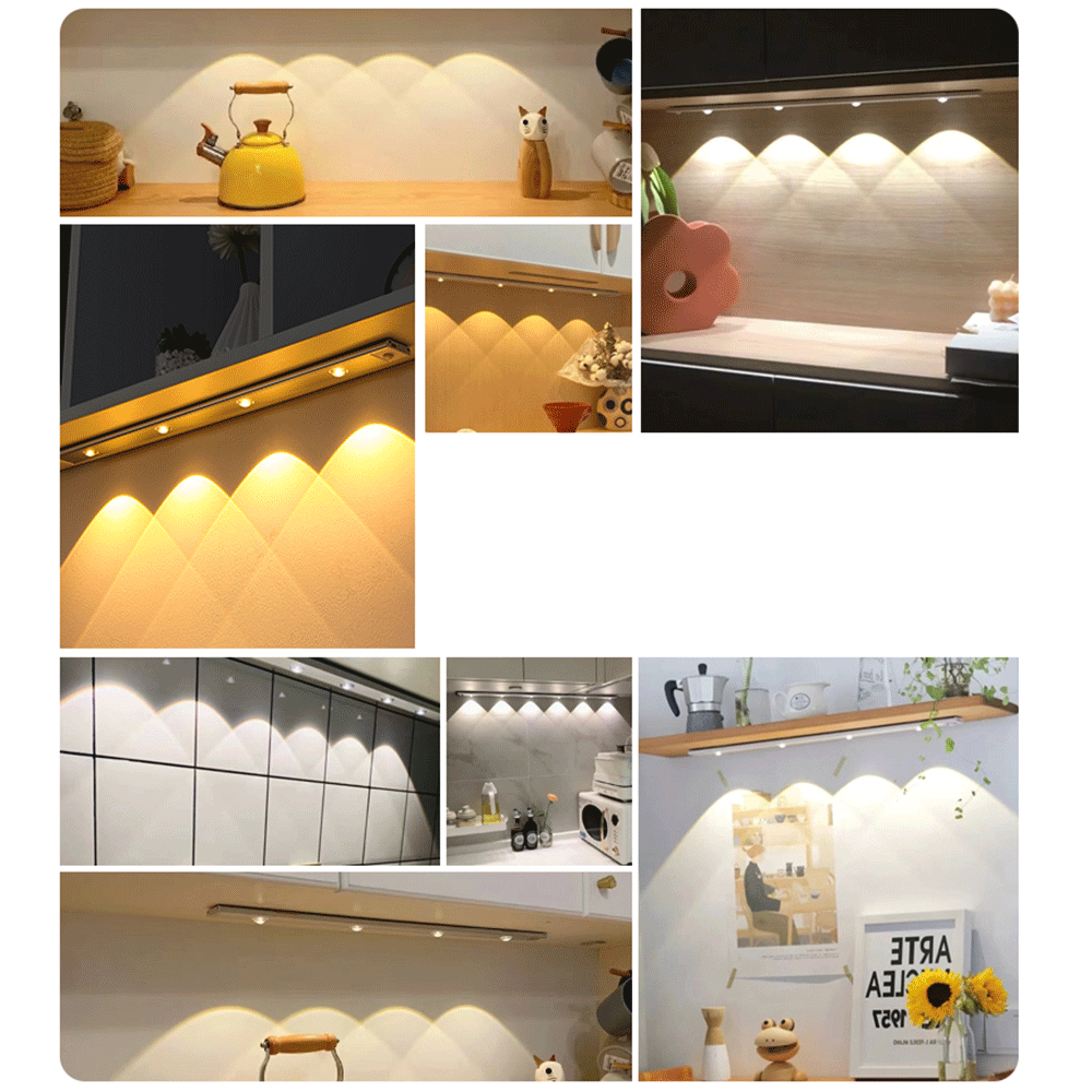 USB LED Night Light Motion Sensor Wireless Thin LED Wine Cooler Light