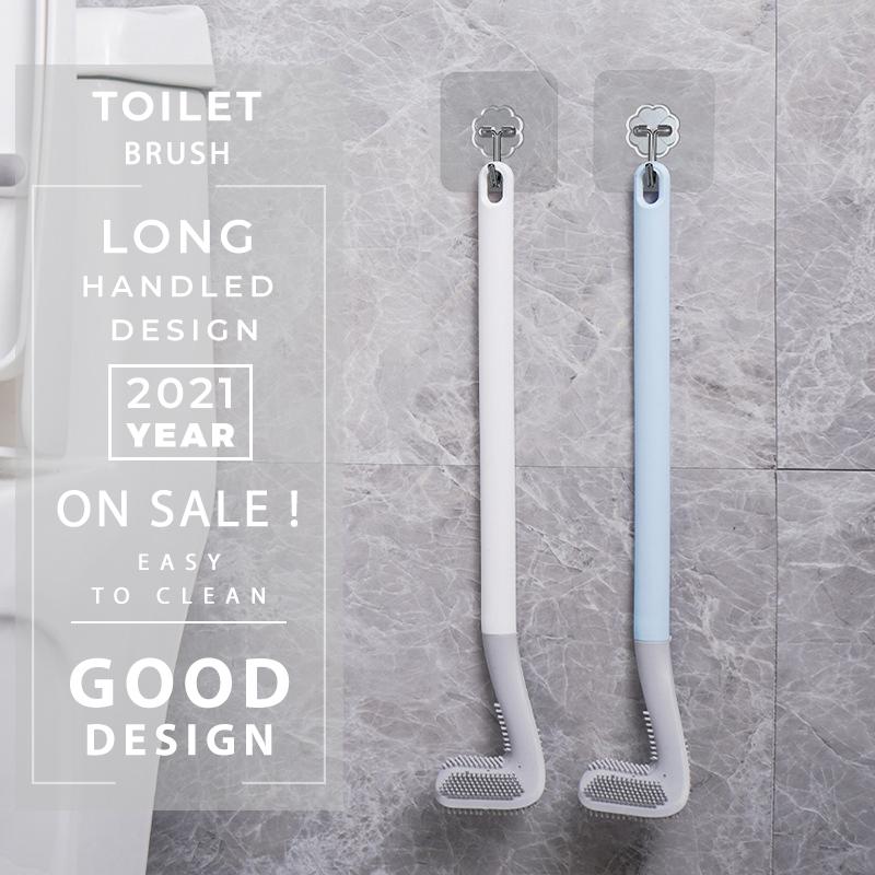 Golf Toilet Brush Wall-Mounted Cleaning Tools Silicone