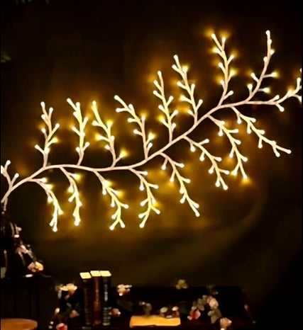 Vines With Lights Christmas Garland Light Flexible Willow Vine