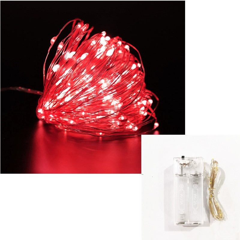 1-10M Led String Light Copper Wire Holiday Lighting Fairy Light