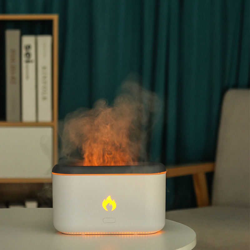 3D Flame Humidifier 300ML Ultrasonic Flame Aroma Diffuser