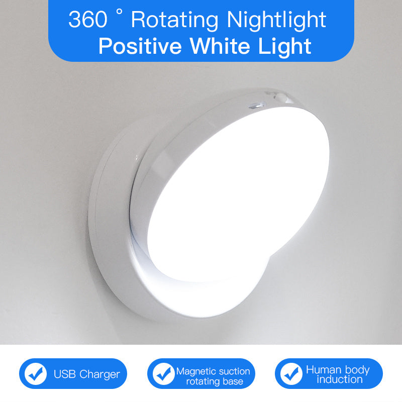 Rotating Human Body Sensor Light Corridor Garage Light