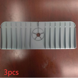 Kitchen Silicone Faucet Absorbent Mat Sink Splash Guard Faucet