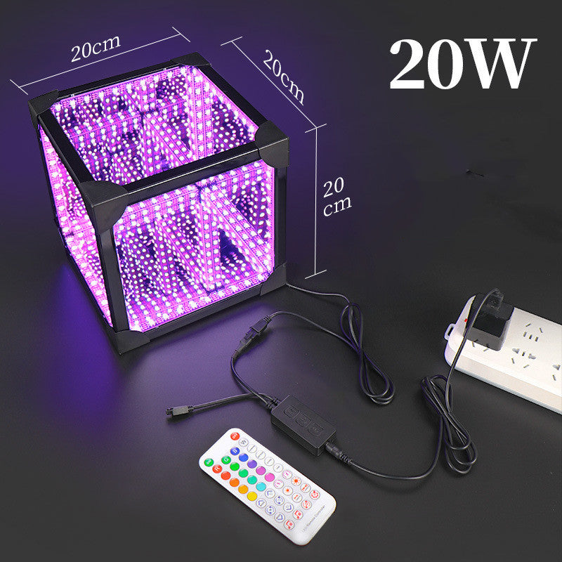 Thousand Mirrors 3D Lamp Magic Cube Ambient LED Lights