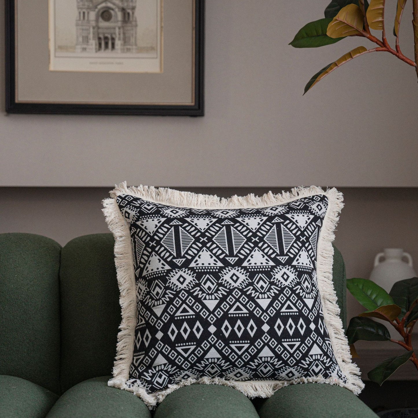 Jacquard Multicolor Sofa Pillow Cases