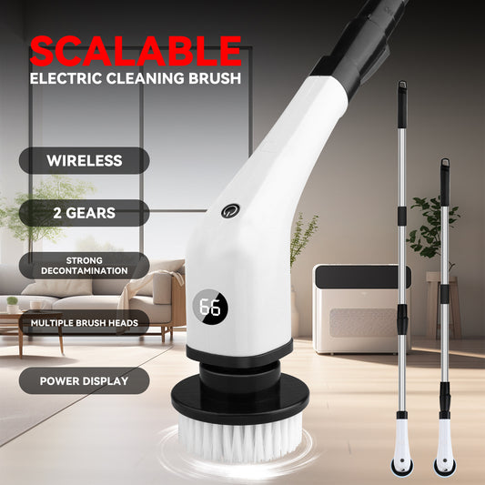Electric Cleaning Brush Household Multi-functional 7-in-1 Toilet Bathroom Cleaning Brush