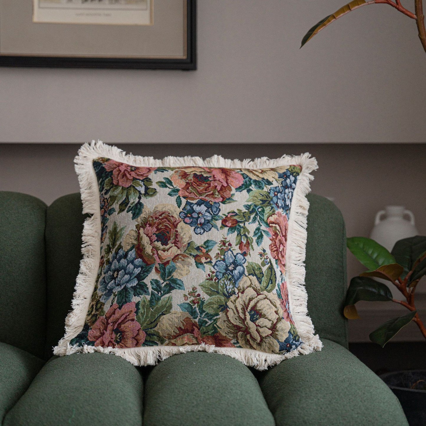 Jacquard Multicolor Sofa Pillow Cases