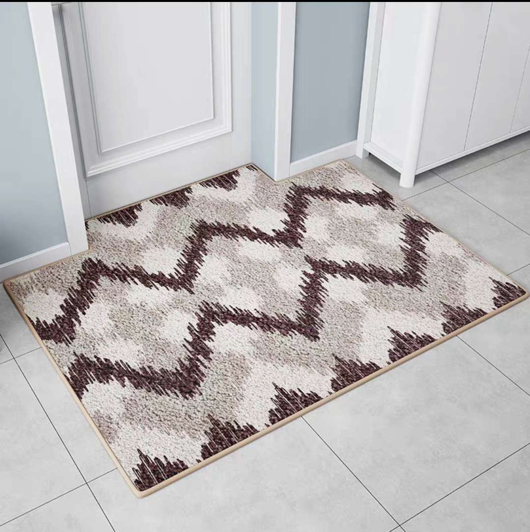 Modern Minimalist Home Entrance Floor Mats Custom Human Door Mats