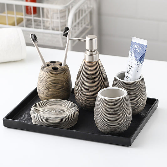 Handmade Retro Brushed Ceramic Wash Bathroom Toilet Supplies