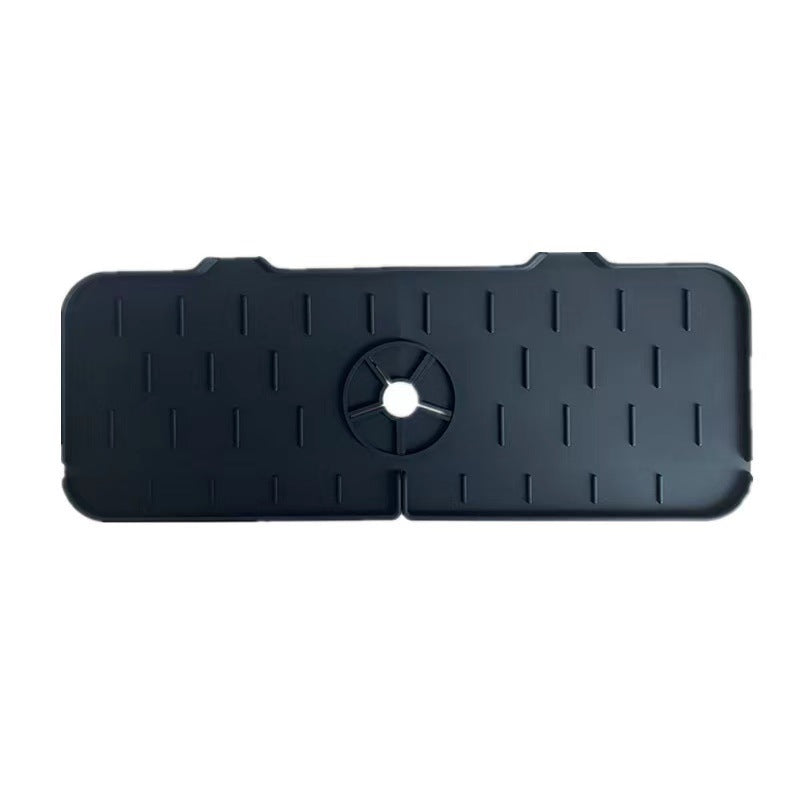 Kitchen Silicone Faucet Absorbent Mat Sink Splash Guard Faucet