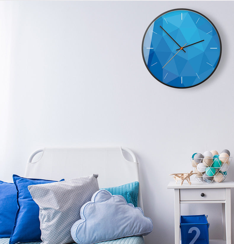Wall Clock Living Room Home Dining Room Bedroom Quartz Creative Clocks Mute