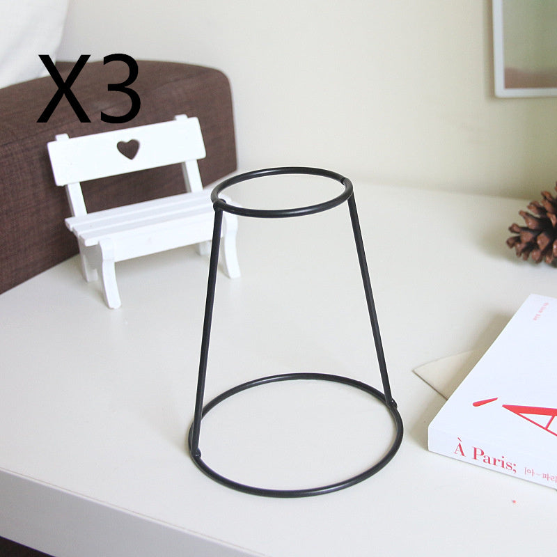 Ins Wire Vase Flower Arrangement Wrought Iron Nordic Creative Ornaments