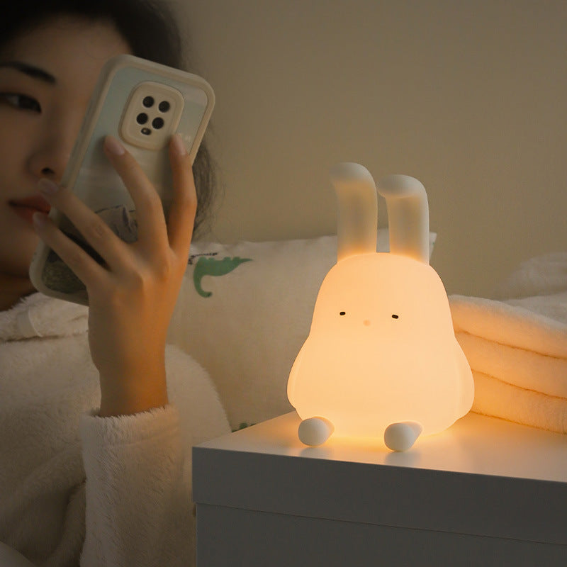 Cute Rabbit Mood Light Dimmable Led Soft Night Light Led Lights