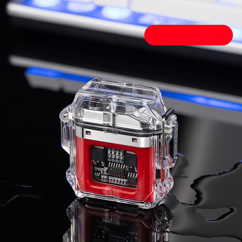 USB Lighter Windproof Double Arc Lighter Cigarette Lighter