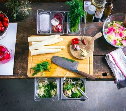 Vegetable Kitchen Cutting Board With Trays Storage Box Multifunction