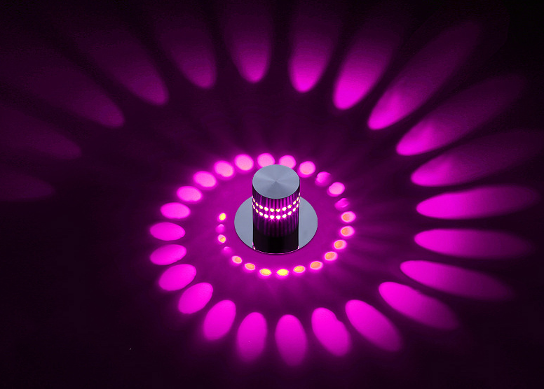 LED Wall Lights Modern Simple Spiral Wall Lamp Colorful Ceiling Led