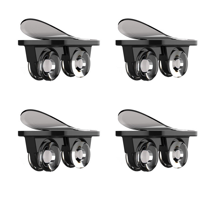 Kitchen Useful Special Storage Box Pulley Pot Cover Plastic Shelf
