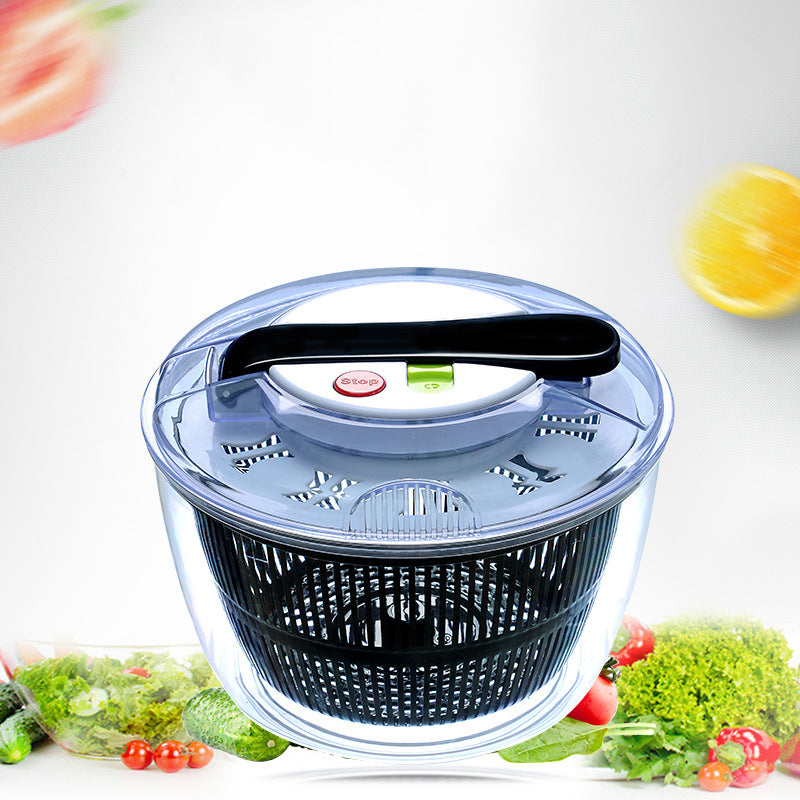 2 in 1 Washing Dehydrating Press Salad Bowl