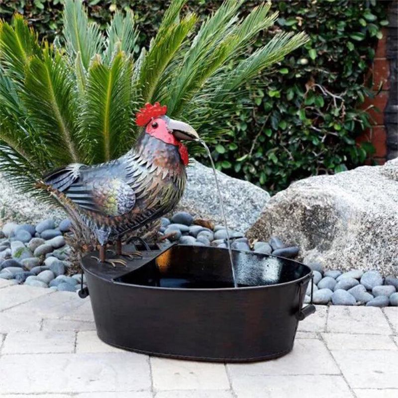 New Fountain Garden Art Decoration Flowing Water Private Molds Resin Crafts