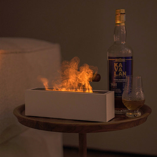 200ML Good-quality Modern Flame Humidifier USB Air Aroma Diffuser