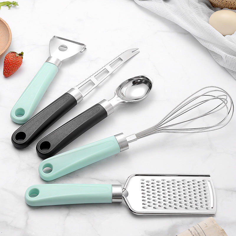 Creative Concave-Convex Plastic Handle Kitchen Gadget Set