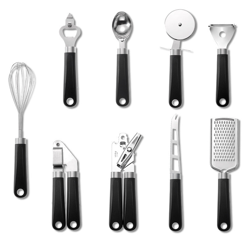 Creative Concave-Convex Plastic Handle Kitchen Gadget Set