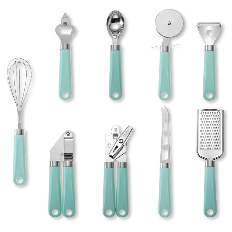 Creative Concave-Convex Plastic Handle Kitchen Gadget Set