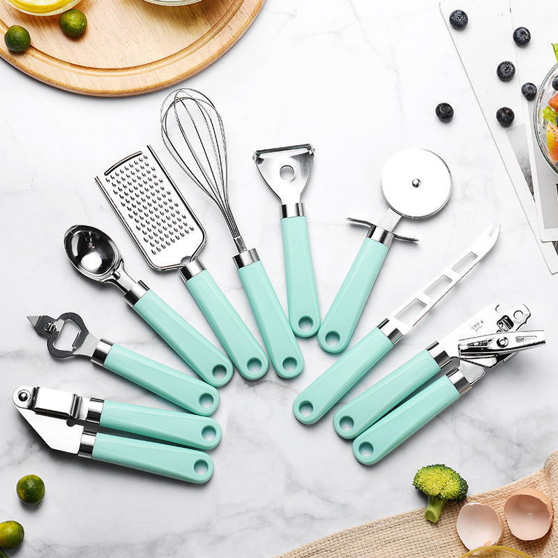 Creative Concave-Convex Plastic Handle Kitchen Gadget Set