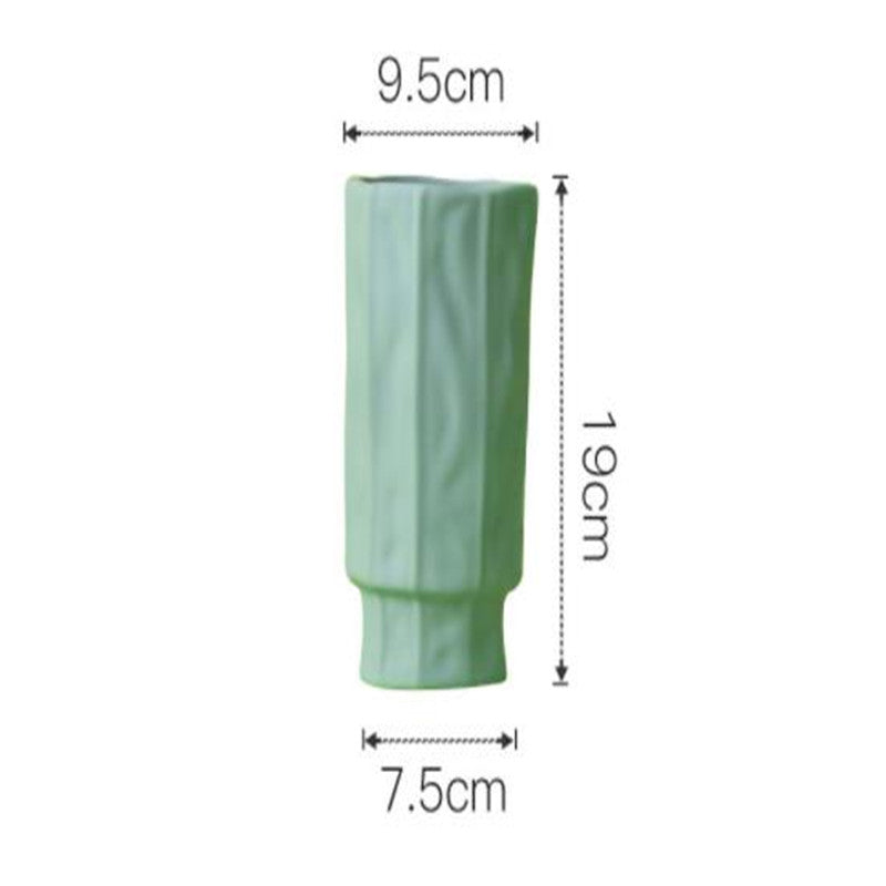 Nordic Simple Morandi Art Vase Villa Home Vases Decoration