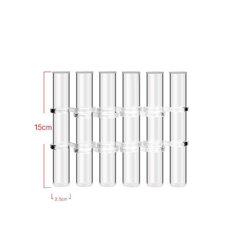 Test Tube Clear Glass Vase For Plant Bottle Flower Pot Decor