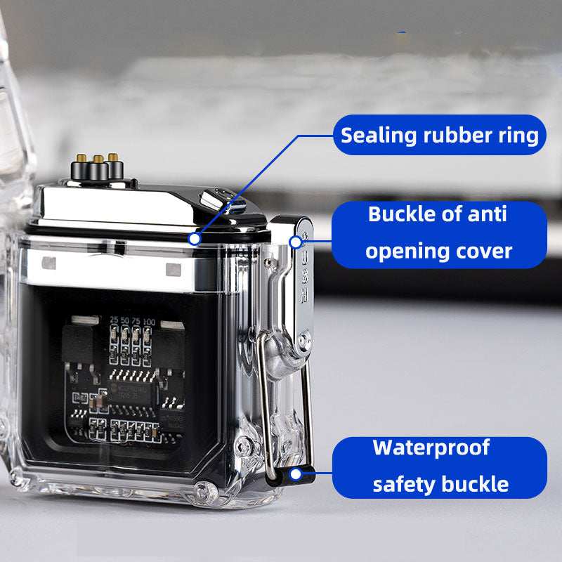 USB Lighter Windproof Double Arc Lighter Cigarette Lighter