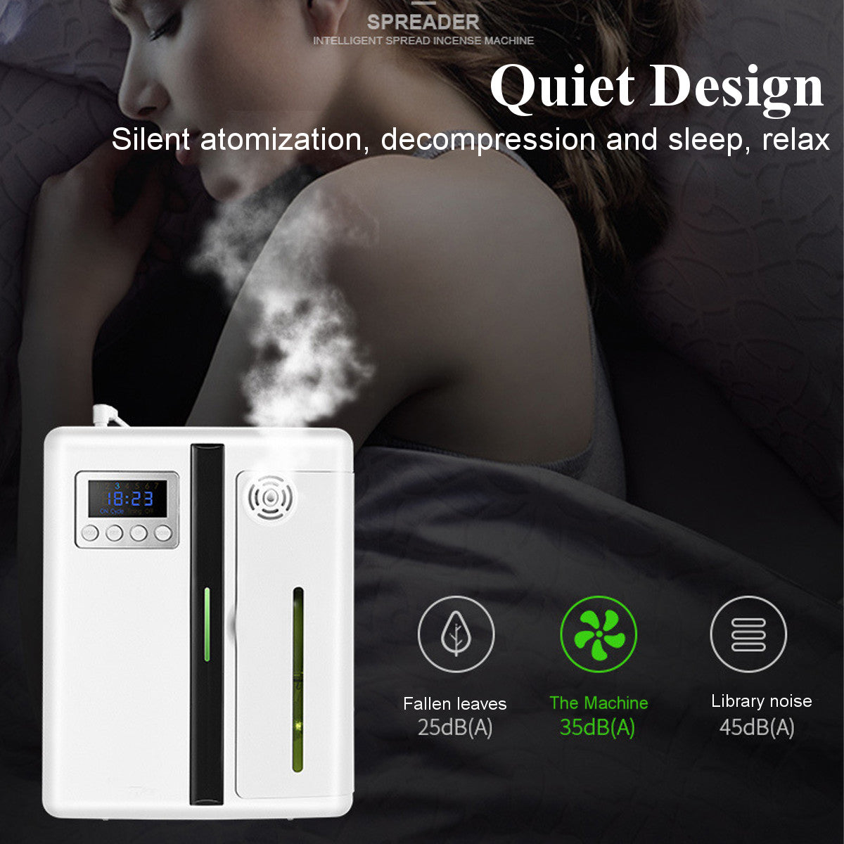 Scent Diffuser 160ml Waterless Air Scent Machine Smart Air Humidifier